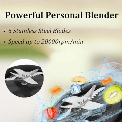 Portable Blender Fresh Juice Mixer Home Electric Wireless Charge Mini