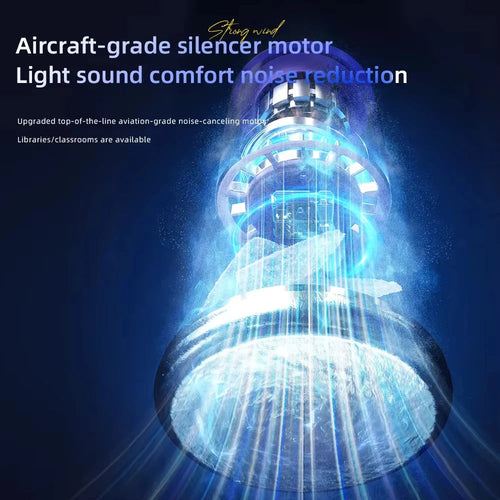 Portable Handheld Turbo Fan 100 Wind Speeds Adjustable Mini Personal