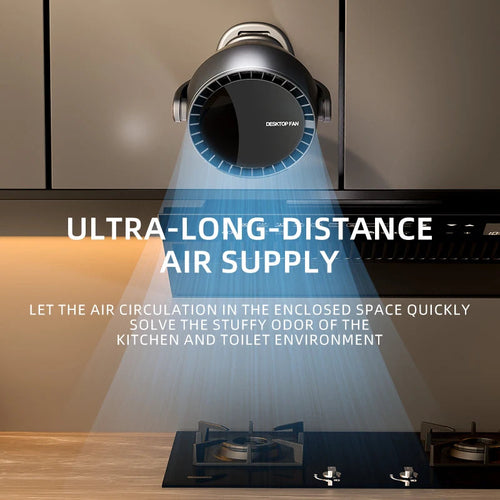 Wireless Air Conditioner Fan 3600mAh Camping Desktop Fan 6 Modes