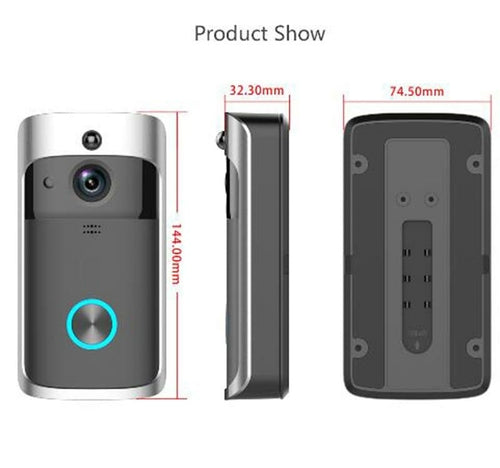 Smart WiFi Security video DoorBell with Visual Recording Low Power