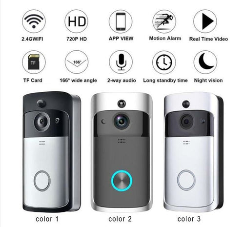 Smart WiFi Security video DoorBell with Visual Recording Low Power